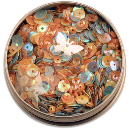 28 Lilac Lane Tin W/Sequins 40g - Spring Butterflies
