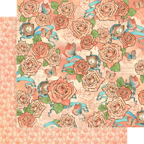 Graphic 45 - Imagine - Double sided 12x12 Paper - Beautiful Dreamer