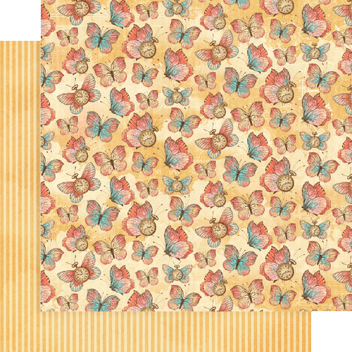 Graphic 45 - Imagine - Double sided 12x12 Paper - Spread Your Wings