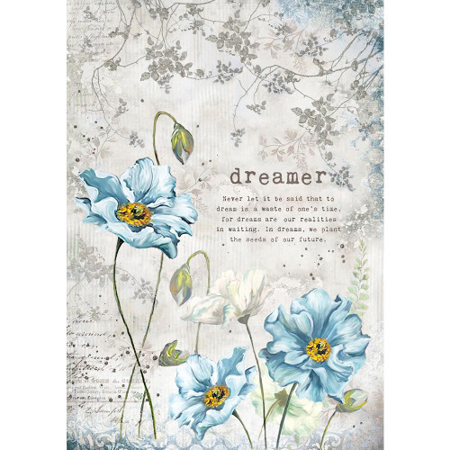 Stamperia - Dreamer - Decoupage Rice Paper 8.25 x 11.5