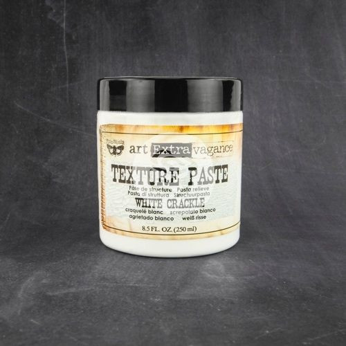 Finnabair Prima Texture Paste White Crackle 8.5 oz