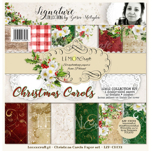 LemonCraft - Christmas Carols - Scrapbooking 12 x 12 Collection