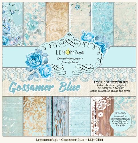 LemonCraft - Gossamer Blue- Scrapbooking 12 x 12 Collection