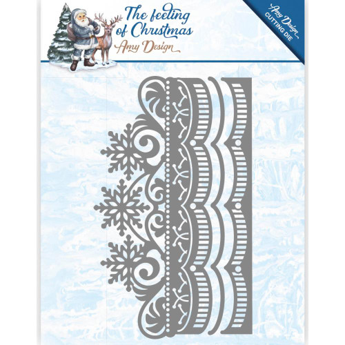 Find It Trading - Amy Design - The Feeling of Christmas - Ice Crystal Border Die