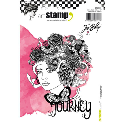 Carabelle Studio - Cling Stamp A6 By Jen Bishop - Floral Journey