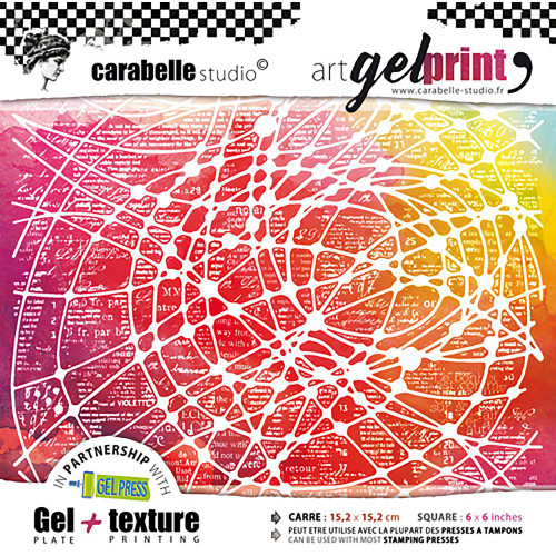 Carabelle Studio - Gel Plate & Rubber Texture Plate Kit - From Thread To Needle