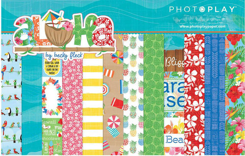 Photoplay - Aloha - 6 sheets Double sided 12x12 Paper