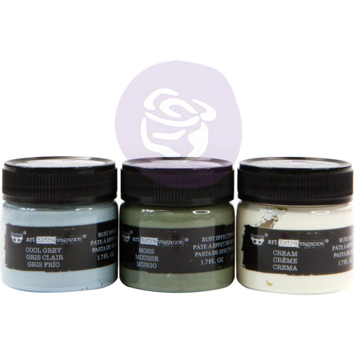 Prima Finnabair Art Extravagance - Texture Fantasy Paste 3 pk - Old Walls