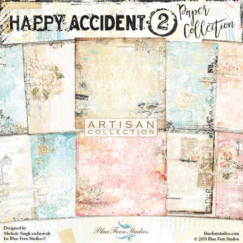 Blue Fern Studios - Happy Accident 2 Collection - 20 papers