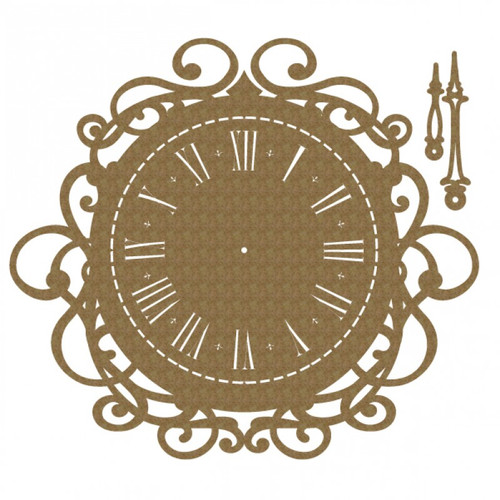 Creative Embellishments - Chipboard - Antique Clock
