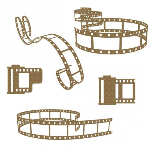 Creative Embellishments - Chipboard - Film Set