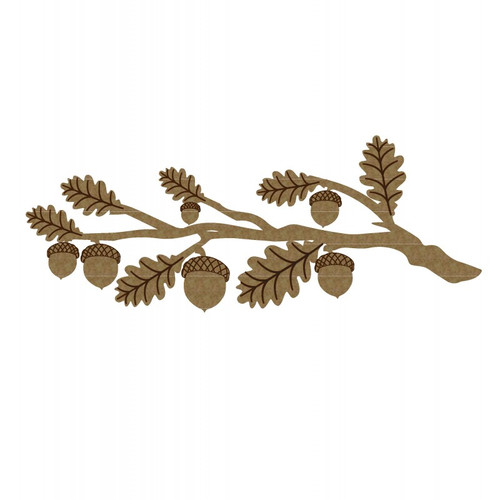 Creative Embellishments - Chipboard - Acorn Branch