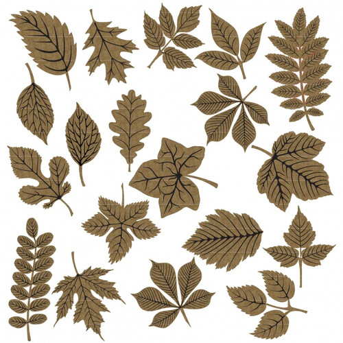 Creative Embellishments - Chipboard - Autumn Leaves