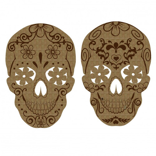 Creative Embellishments - Chipboard - Sugar Skulls 2