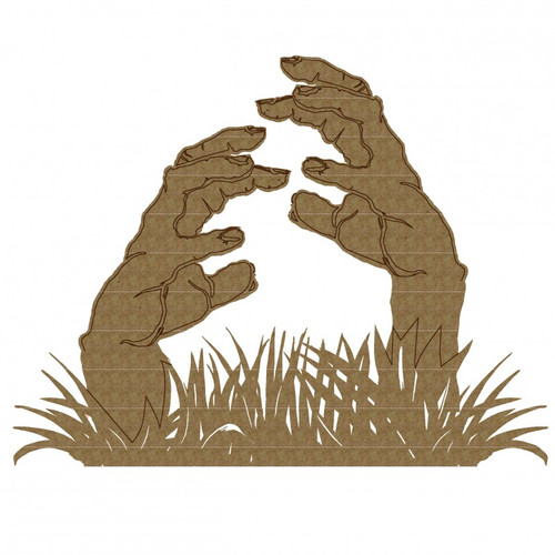 Creative Embellishments - Chipboard - Zombie Hands