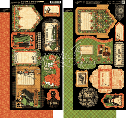 MASTER DETECTIVE - Graphic 45 - Tags And Pockets