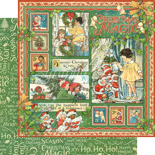 Graphic 45 - Christmas Magic - Double-Sided Paper - 12x12