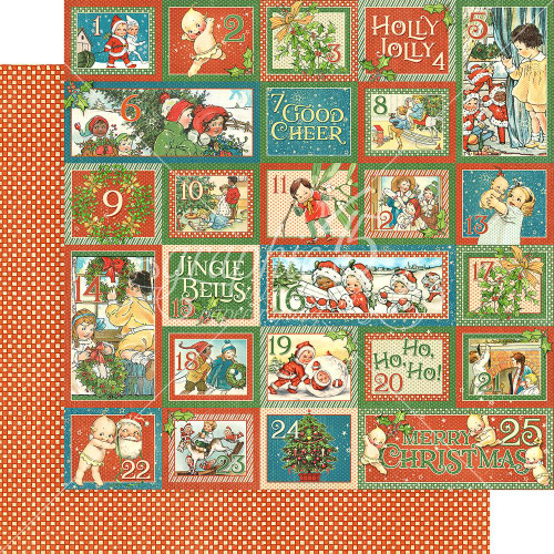 Graphic 45 - Christmas Magic - Countdown Surprise-- Double-Sided Paper - 12x12