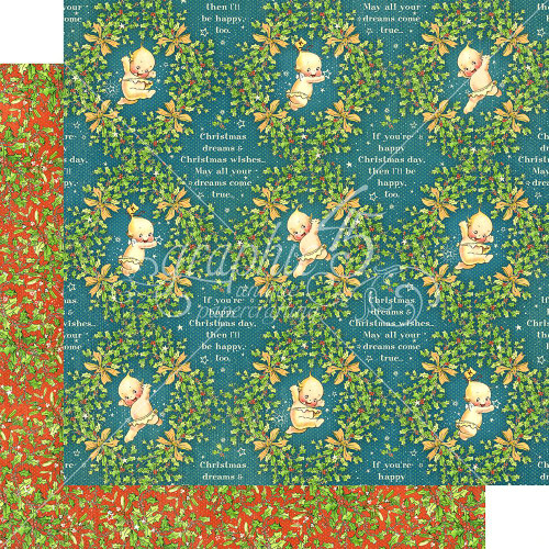 Graphic 45 - Christmas Magic - Kewpie Christmas - Double-Sided Paper - 12x12
