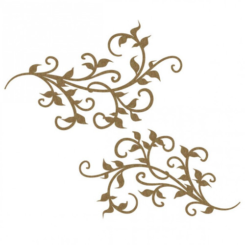 Creative Embellishments - Chipboard - Flourish set 15
