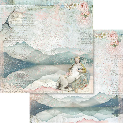 Stamperia - Double sided 12x12 Paper - Fairy Unicorn