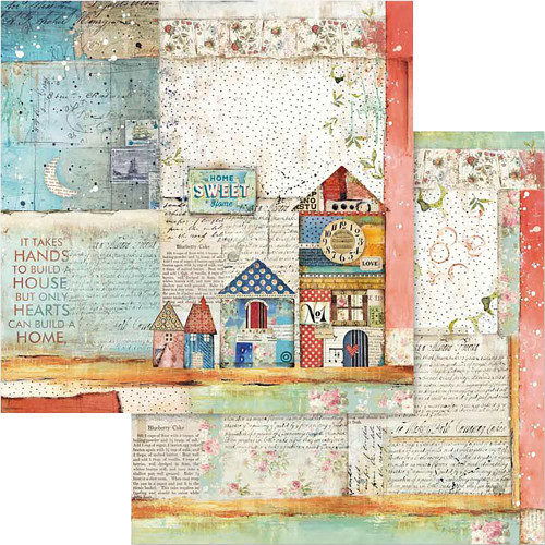 Stamperia - Double sided 12x12 Paper - Patchwork Cards