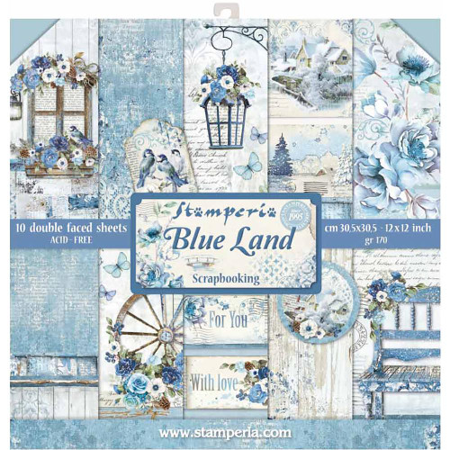 Stamperia - 12 x 12 Collection Pack - Blue Land