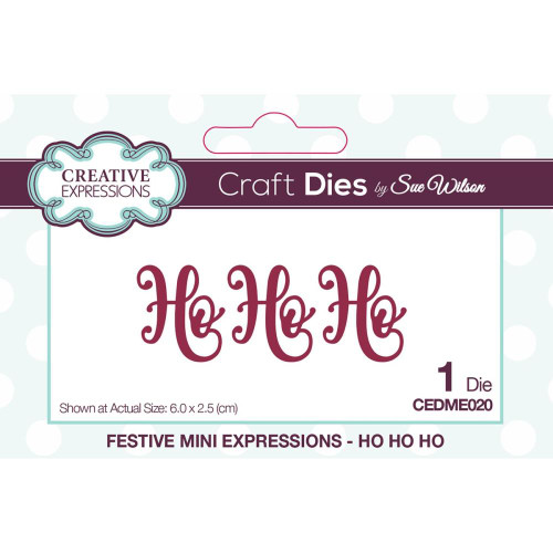 Creative Expressions - Sue Wilson Festive Craft Dies - Ho Ho Ho