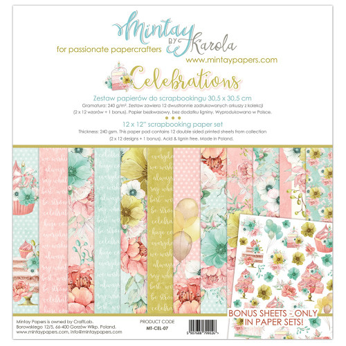 Mintay - Celebrations - Collection Pack - 12x12