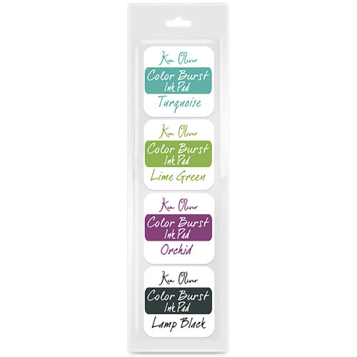 Ken Oliver Color Burst Mini Ink Pads 4/Pkg -Set 2