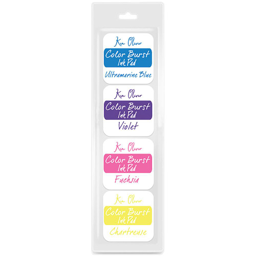 Ken Oliver Color Burst Mini Ink Pads 4/Pkg -Set 3