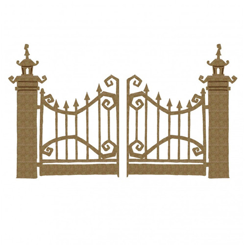 Creative Embellishments - Chipboard - Halloween Gates