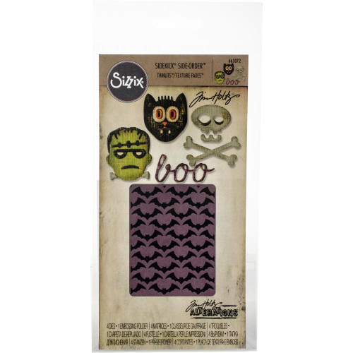 Sizzix - Tim Holtz - Side Kick Side Order - Halloween - Framelits Dies