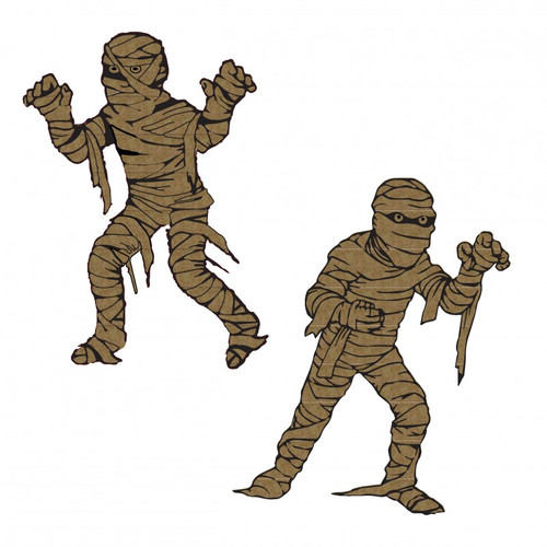 Creative Embellishments - Chipboard - Mummies