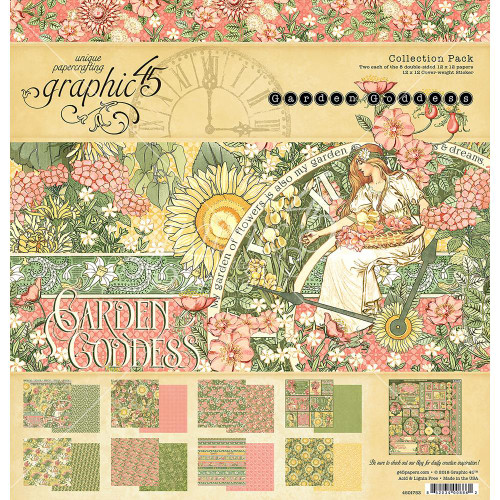 Graphic 45 - Collection Pack 12"X12" - Garden Goddess