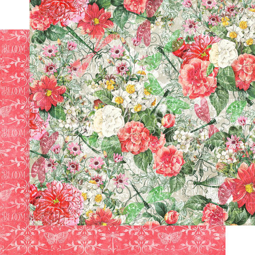 Graphic 45 - Flutter - Double sided 12x12 Paper - Glorious