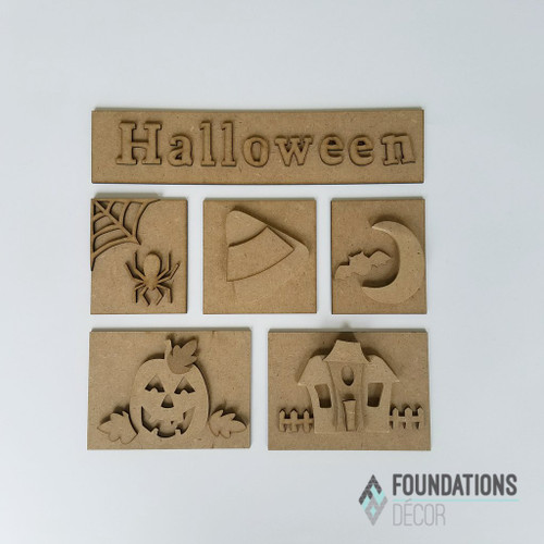 Foundations Decor Magnetic Shadow Box Kit - Halloween