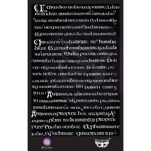 Prima - Finnabair - Stencil - Manuscript