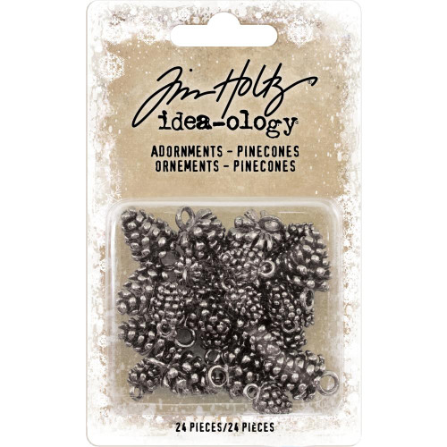 Tim Holtz - Idea-Ology - Antique Nickel Pinecones