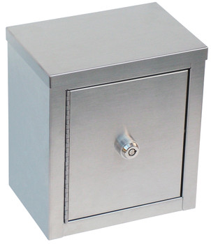 Mini Double Door Narcotic Cabinet (9”H X 8”W X5 5⁄8”D) Mini Double Door Narcotic Cabinet (9”H X 8”W X5 5⁄8”D)