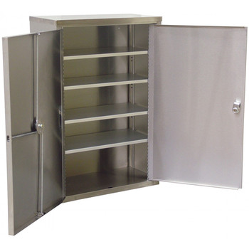 Double Door Narcotic Cabinet W 4 Shelves (24”H X 16”W X 8”D) Double Door Narcotic Cabinet W 4 Shelves (24”H X 16”W X 8”D)