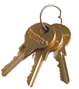 Replacement 3 Flat Keys (Acrylic Locks) Replacement 3 Flat Keys (Acrylic Locks)