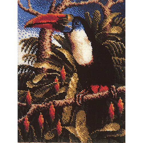 Toucan Latch Hook Rug Kit