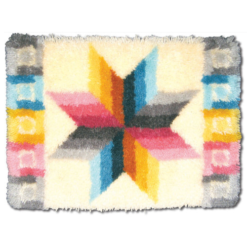 Quilted Star Latch Hook Kit