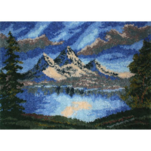 Mountain Lake Latch Hook Rug Kit