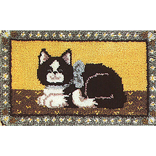 Purr-fect Kitty Latch Hook Rug Kit