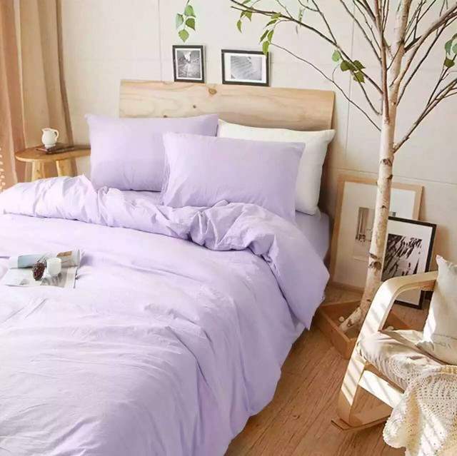 Lavender Purple Duvet Cover Handcrafted by Superior Custom Linens
