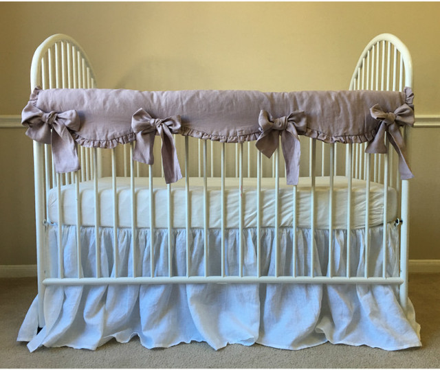Orchid Purple Crib Rail Guard | Handcrafted by Superior ...