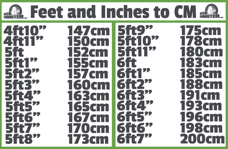 Bike Size Inches Chart OFF 58 