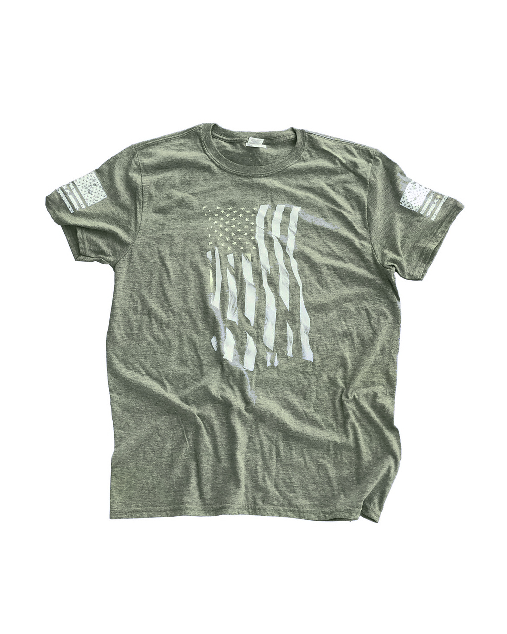 Dara Flag Print T-Shirt - Green